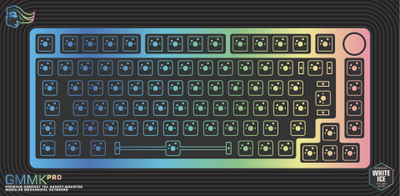 Tastierë Glorious GMMK Pro Barebone, 75%, e argjendtë