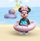 Set lodrash Playmobil 1.2.3 Aqua Disney Minnie's Beach Trip 71416, 3 pjesë, për kalamaj 1-4 vjeç, shumëngjyrësh