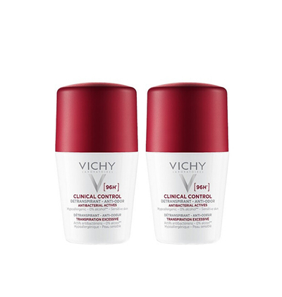 Сет Vichy Clinical Control 96h Detranspirant, 2 x 50 мл
