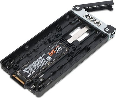 Заменлив плеј SSD M.2 ICY DOCK ToughArmor MB833 MB834, за PCIe NVMe, 3.5\", црн