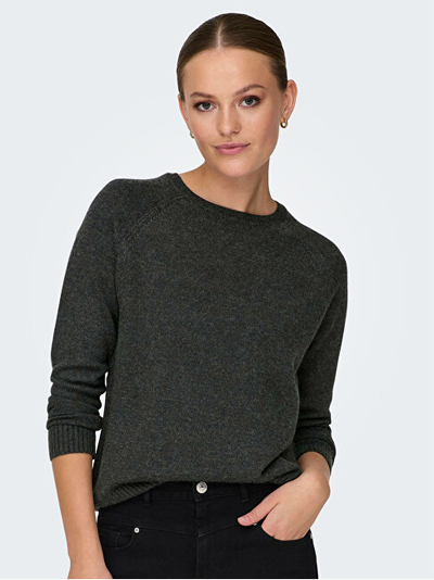 Triko ONLY ONLLESLY 15170427 Dark Grey Melange