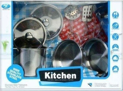 Set lodrash kuzhine Maksik Pot Set, me tenxhere edhe gjëra kuzhine, shumëngjyrësh