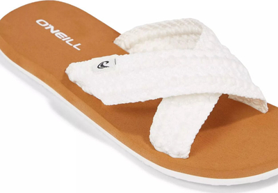 Shapka femrash O'Neill Ditsy Bloom Slides W, EVA BLOOM, rripa pambuku, të bardha