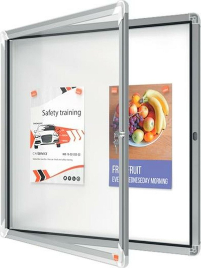 Kasetë njoftimesh Nobo Premium Plus 1902578, magnetike, 6 x A4, për jashtë