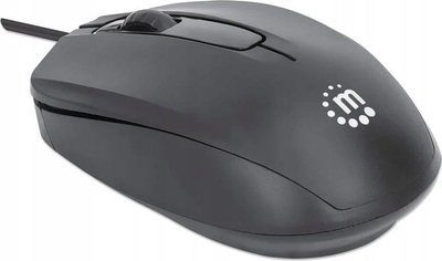 Maus Manhattan Comfort II, 1000 dpi, me kabllo USB A, i zi
