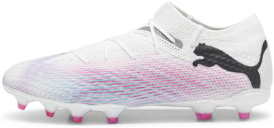 Këpucë futbolli Puma Future 7 Pro+ FG/AG, për meshkuj, të bardha