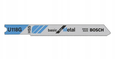 Teh sharre elektrike Bosch U118G U-Shank, set 2 copë, për metal
