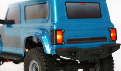 RC автомобил Amewi AMXRock AM18, размер 1:18, 4WD, со ЛЕД, црн
