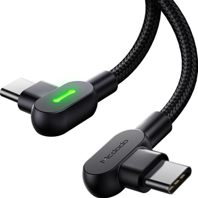 Kabllo karikimi Mcdodo USB C në USB C, 60W, 2m, e zezë