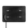 Monitor veture Peiying 7", 2 kanale, për kamera parkimi, i zi
