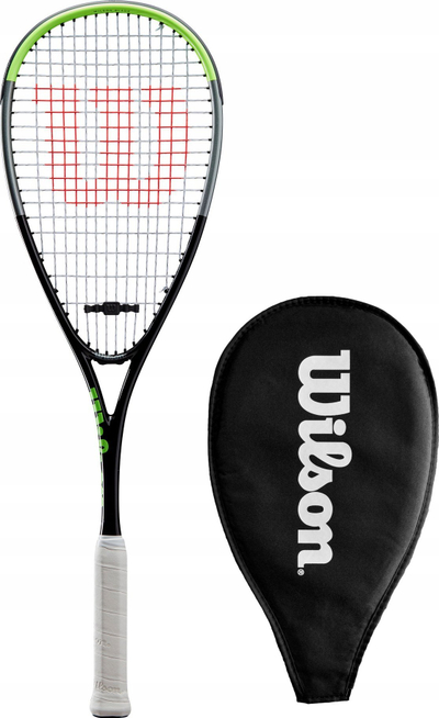 Raketë squash Wilson Blade Team WR042810H0, e lehtë, për lojtarë rekreativë, e zezë
