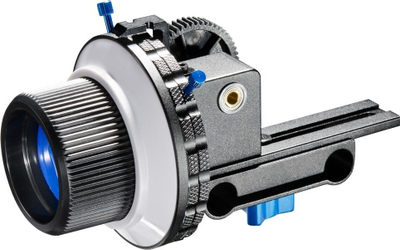 Aksesor follow focus Walimex Pro Twin-Stop, për DSLR, sistem Twin-Stop, i zi blu