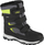 Çizme dimri për kalamajt CMP Hexis Snow Boot Jr 30Q4634, Waterproof, mbyllje me rripa ngjitës, gri me të zezë
