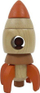 Lodër druri Egmont Toys Wooden Dexterity Puzzle Rocket, raketë për ndërtim, edukative, shumëngjyrëshe
