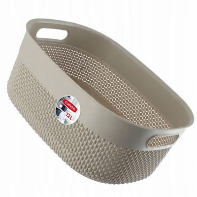 Shportë organizuese Curver Box Basket, 12L, plastike eco, beige