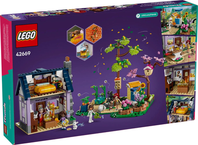 Lodër ndërtimi LEGO Friends 42669 Beekeeper's House and Flower Garden, set ndërtimi, 12+, shumëngjyrëshe