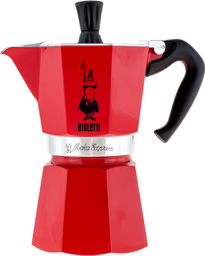 Makinë kafeje Bialetti Moka Express (4943), e kuqe