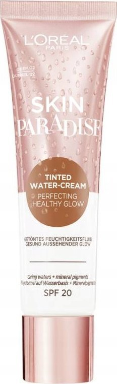 Krem fytyre L'Oreal Paris Skin Paradise me Aloe Vera, SPF 20, nuanca 02 Deep, 30 ml