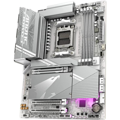 Pllakë amë Gigabyte X870 Aorus Elite Wifi7 Ice, DDR5, ATX, gri