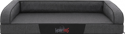 Shtrat për qen Hobbydog Gloria XXL, 119x80 cm, gri e errët