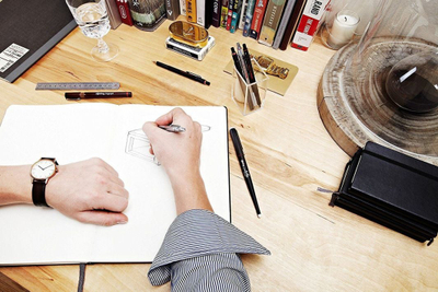 Механичка пенкало Rotring 600, 0.5mm, металик сребрена