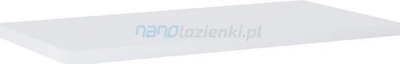 Banak banjo Roca Kwadro A857964806, 80.6x40 cm, MDF, i bardhë me shkëlqim