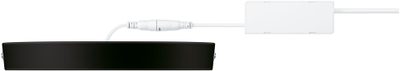 Plafonierë Philips Slim Surface, 21cm, 2700K, e zezë
