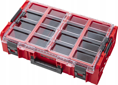Organizues veglash Qbrick One Organizer 2XL, kapak i tejdukshëm, që s’e zë uji, i kuq