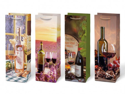 Qese dhurate vere MFP T12, letre, 12x36x10cm, me ngjyra