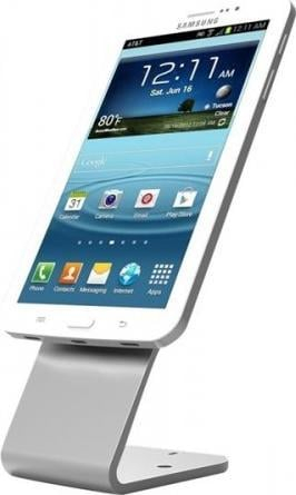 Mbajtëse sigurie për tablet Maclocks HoverTab, universale, e bardhë