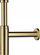 Sifon dekorativ Hansgrohe Flowstar S, metal, i artë