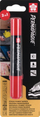 Marker Sakura Permapaque Double Tip, i dyanshëm, i kuq