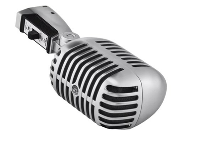 Mikrofon vokal Shure 55SH Series II, kardioid, me kabllo, argjendtë