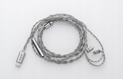 Kabllo kufjesh Moondrop DSP USB C EP, 2 pin, DSP i integruar, gri metalike