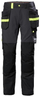 Pantallona pune Helly Hansen Workwear Oxford 4X Cons, me xhepa varese, 4-way stretch, gri e errët me të zezë