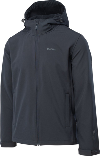 Xhaketë softshell për burra HI-TEC NAREN, masa M, që s’e kap uji, blu e errët