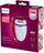 Epilator Philips Satinelle Essential BRE275/00, me tela, dritë Opti light, i bardhë