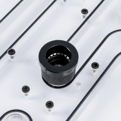 Fiting uji për PC Phanteks EZ-FIT F16 G1/4, për tuba 16mm, i zi