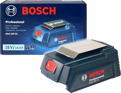 Stacion karikimi USB Bosch Professional 06188000L6, 2 porta, 2.4A, gri