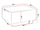 Tavolinë për kafe me sirtar Naeska, 90 x 60 (90 x 40 x 60), Bardhë