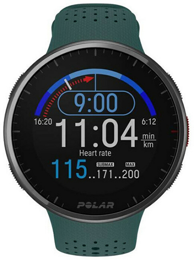 Orë dore Polar Pacer Pro Aurora Green 900102183, S-L