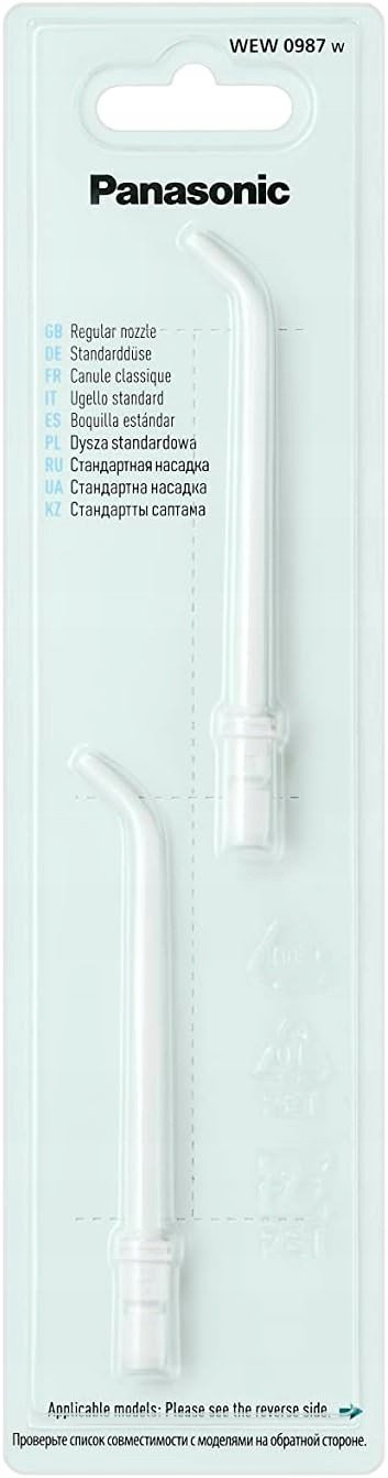 Kokë zëvendësuese irrigatori oral Panasonic WEW0987W503, komplet, e bardhë