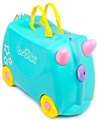 Детски куфер Trunki Ride-On Unicorn TRU0109, куфер за јавање, шарен