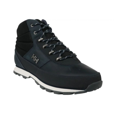 Këpucë për burra Helly Hansen Woodlands M 10823-598, lëkurë nubuck, kundra ujit, blu navy
