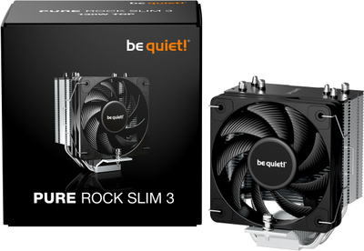 Ладилник за процесор Be Quiet Pure Rock Slim 3, 100mm, воздушен, сребрен
