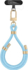 Rrip dore për telefon Tech-Protect C4S Rope, i rregullueshëm, baby blue gold