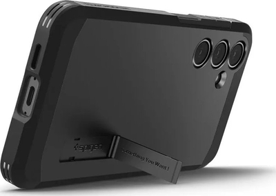Futeri telefoni Spigen Tough Armor Mag për Samsung S24 FE, MagSafe, e zezë
