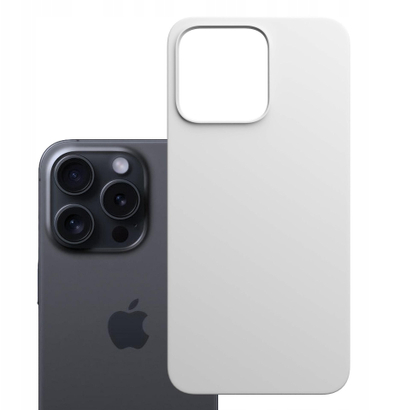 Mbulesë telefoni 3MK Hardy MagSilicone për iPhone 13 Pro Max, MagSafe, argjendtë