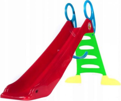 Rrëshqitëse plastike Big Red, sipërfaqe rrëshqitjeje 2 m, me ujë, e kuqe