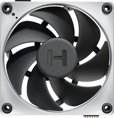 Ventilatorë për kompjuter HYTE THICC FP12, 120mm, set me 3 copë, bardh e zi
